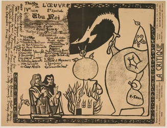 Programm für Ubu Roi, 1896